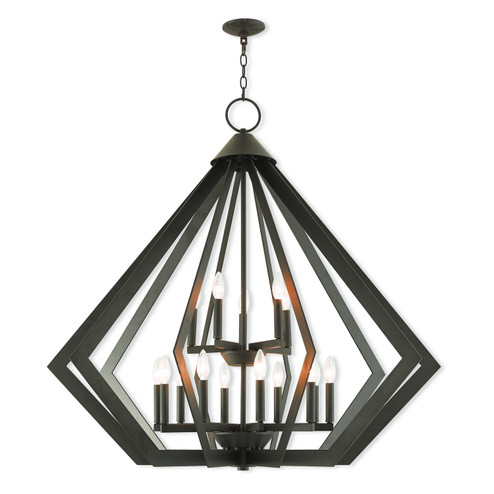 Prism 15 Light Foyer Chandelier in Bronze (107|40928-07)