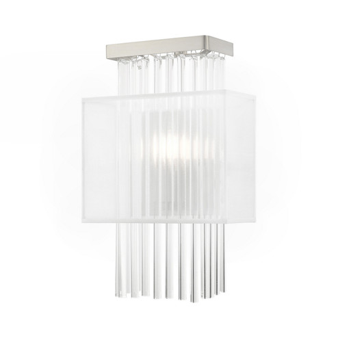 Alexis One Light Wall Sconce in Brushed Nickel (107|41140-91)