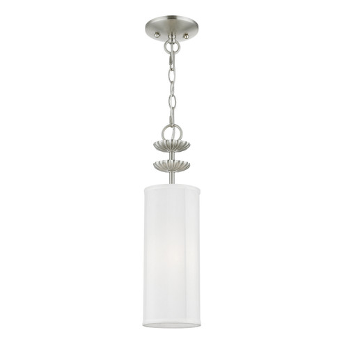 Brookdale One Light Mini Pendant in Brushed Nickel (107|42981-91)