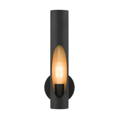 Novato One Light Wall Sconce in Black (107|45891-04)