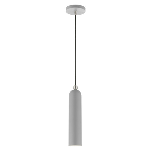 Ardmore One Light Pendant in Nordic Gray w/ Brushed Nickels (107|46751-80)