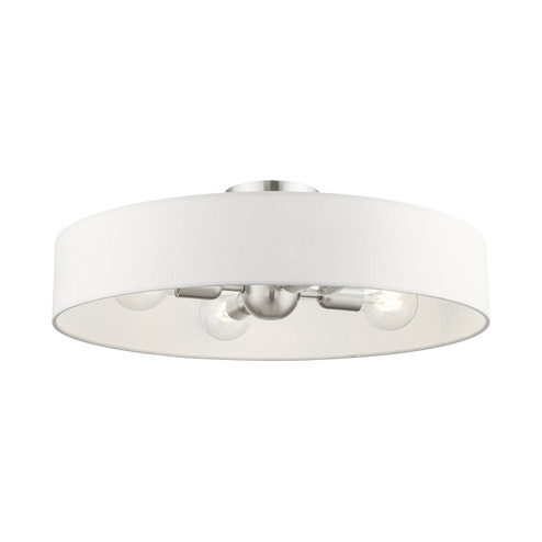 Venlo Four Light Semi Flush Mount in Brushed Nickel (107|46928-91)