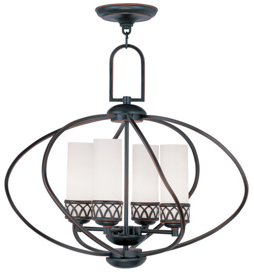 Westfield Four Light Chandelier in Hand Applied Olde Bronze (107|4724-67)