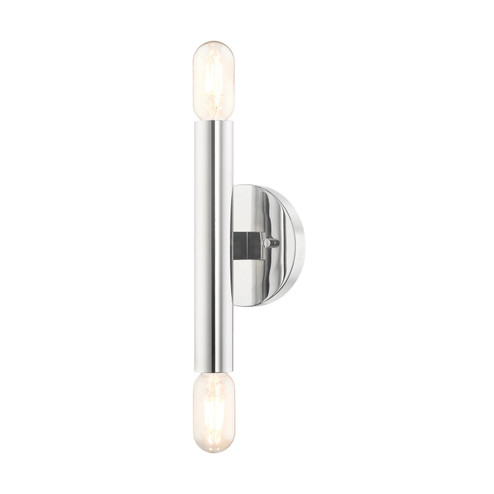 Copenhagen Two Light Wall Sconce in Polished Chrome (107|51132-05)
