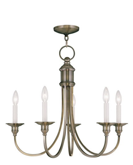 Cranford Five Light Chandelier in Antique Brass (107|5145-01)