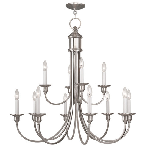 Cranford 12 Light Chandelier in Brushed Nickel (107|5149-91)