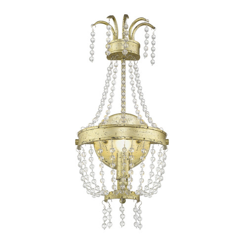 Valentina One Light Wall Sconce in Hand Applied Winter Gold (107|51872-28) Valentina One Light Wall Sconce in Hand Applied Winter Gold (107|51872-28)