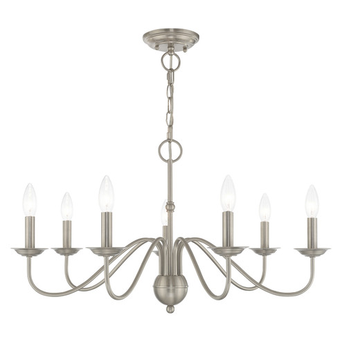 Windsor Seven Light Chandelier in Brushed Nickel (107|52167-91)