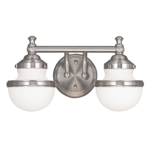 Oldwick Two Light Bath Vanity in Brushed Nickel (107|5712-91)