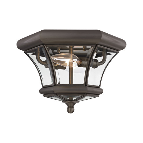 Monterey Two Light Outdoor Ceiling Mount in Bronze (107|7052-07)