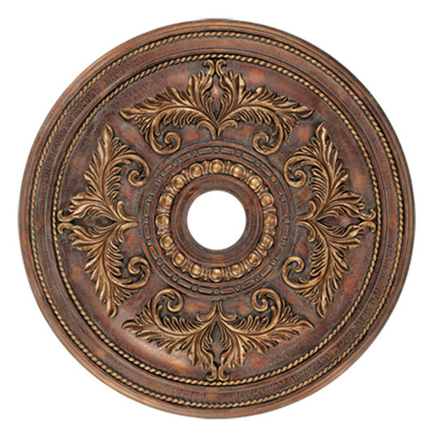 Versailles Ceiling Medallion in Hand Applied Crackled Greek Bronze w/ Gildeds (107|8210-30)