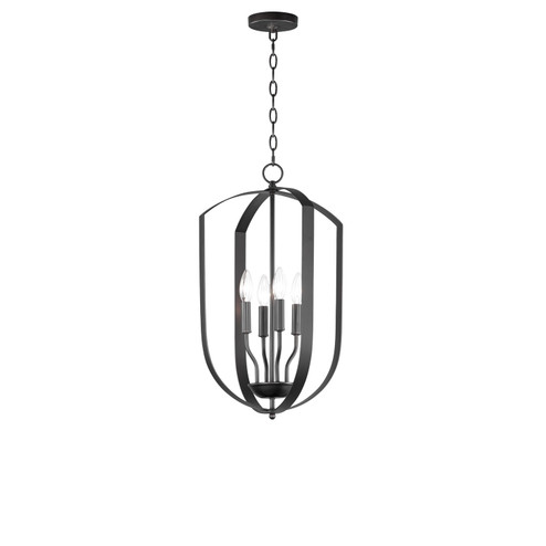 Provident Four Light Chandelier in Black (16|10034BK)