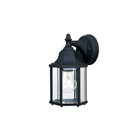 Builder Cast One Light Outdoor Wall Lantern in Black (16|1026BK)
