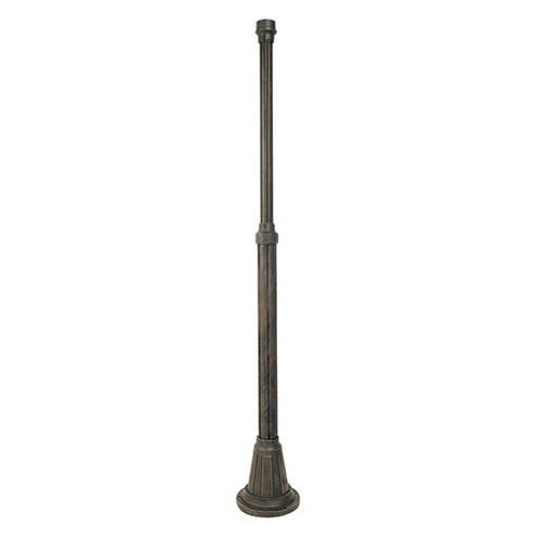 Poles Anchor Pole with Photo Cell in Black (16|1092BK/PHC11)