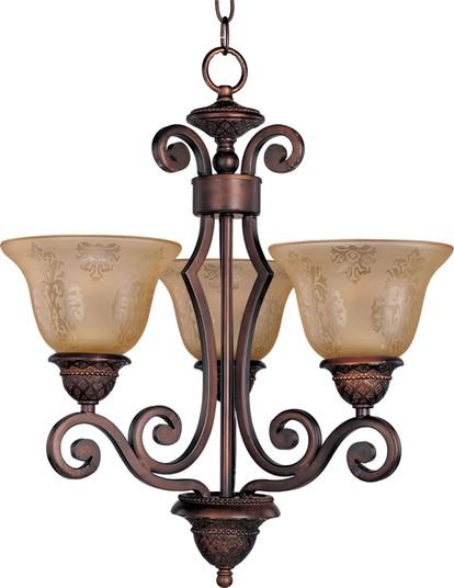 Symphony Three Light Chandelier in Oil Rubbed Bronze (16|11235SAOI)