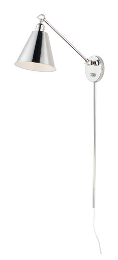 Library One Light Wall Sconce in Polished Nickel (16|12222PN)