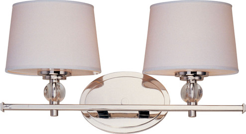 Rondo Two Light Bath Vanity in Polished Nickel (16|12762WTPN)