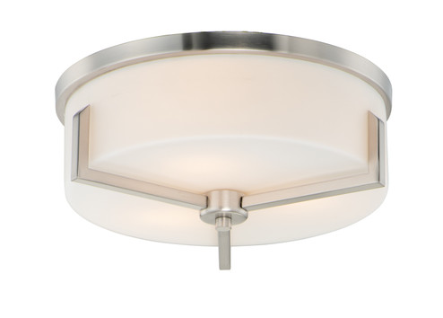 Dart Three Light Flush Mount in Satin Nickel (16|21280SWSN)