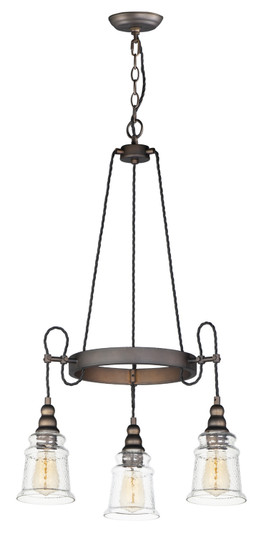 Revival Three Light Chandelier in Oil Rubbed Bronze (16|21573HMOI)