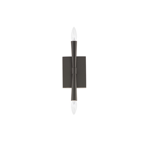 Rome Two Light Wall Sconce in Black (16|24621BK)