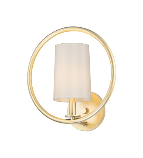 Meridian One Light Semi-Flush Mount in Natural Aged Brass (16|25291OFNAB)