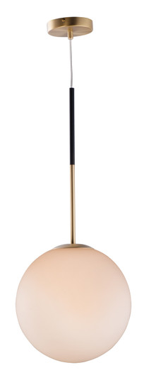 Vesper One Light Pendant in Satin Brass / Black (16|26034SWSBRBK)