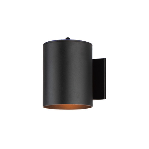 Outpost One Light Outdoor Wall Lantern in Black (16|26106BK/PHC)