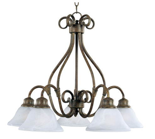Pacific Five Light Chandelier in Kentucky Bronze (16|2657MRKB)
