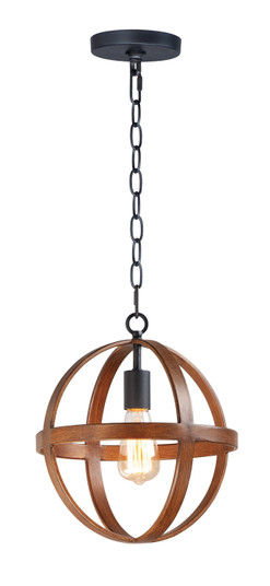 Compass One Light Pendant in Antique Pecan / Black (16|27571APBK)