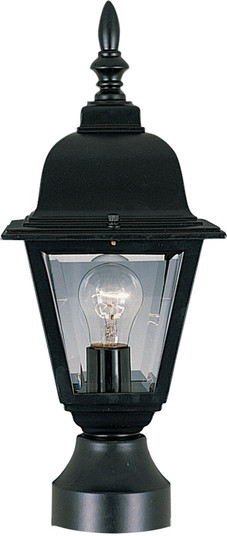 Builder Cast One Light Outdoor Pole/Post Lantern in Black (16|3006CLBK)