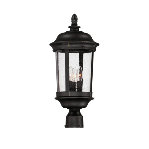 Dover DC Three Light Outdoor Pole/Post Lantern in Bronze (16|3021CDBZ)