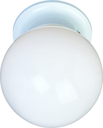 Essentials - 588x One Light Flush Mount in White (16|5889WTWT)