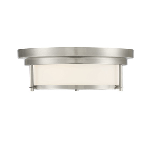 Two Light Flush Mount in Brushed Nickel (446|M60062BN)