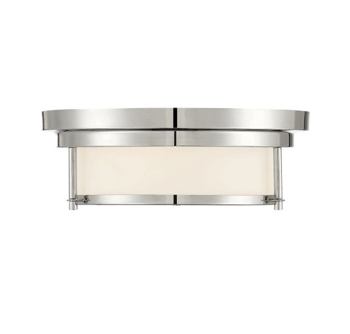 Two Light Flush Mount in Polished Nickel (446|M60062PN)