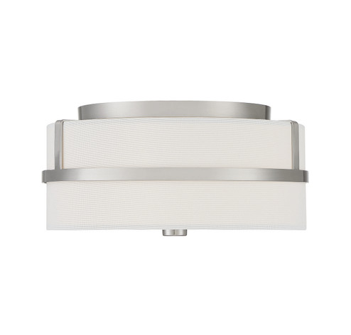 Two Light Flush Mount in Brushed Nickel (446|M60065BN)