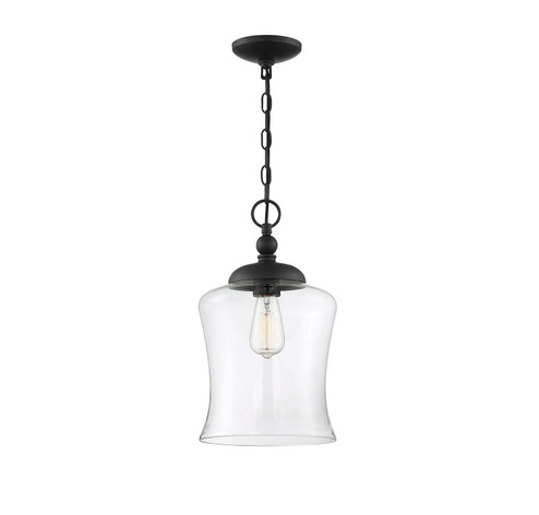 Mpend One Light Pendant in Matte Black (446|M70019MBK)