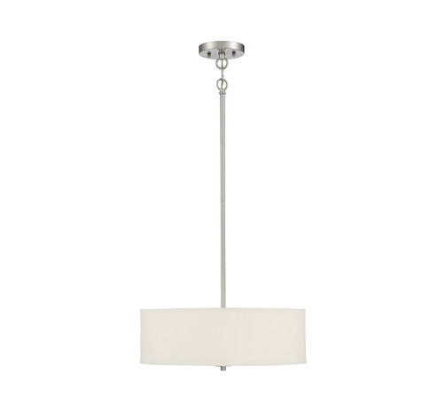 Three Light Pendant in Brushed Nickel (446|M70109BN)