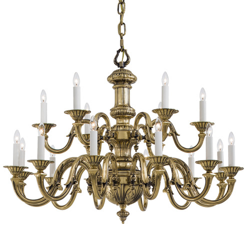 Metropolitan Family 18 Light Chandelier in Classic Brass (29|N700218)