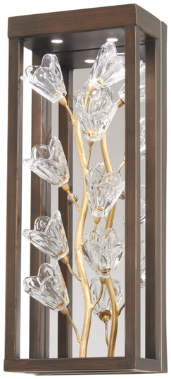 Maison Des Fleurs LED Wall Sconce in Regal Bronze w/Empire Gold Leaf (29|N7962-730-L)
