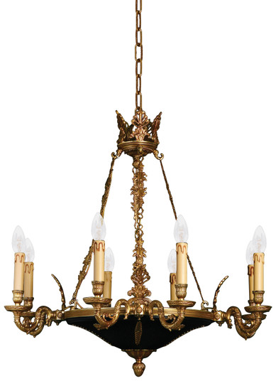 Metropolitan Eight Light Chandelier in Doré Gold W/Black (29|N850209)