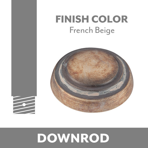 Minka Aire Down Rod in French Beige (15|DR512-FB)