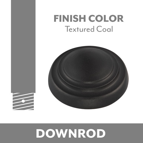 Minka Aire Down Rod in Textured Coal (15|DR560-TCL)