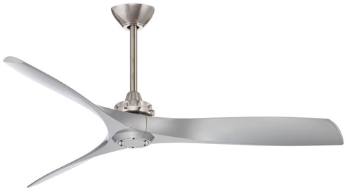Aviation 60''Ceiling Fan in Brushed Nickel With Silver Blades (15|F853-BN/SL)