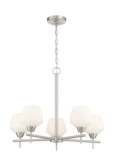 Camrin Five Light Chandelier in Brushed Nickel (7|2175-84)