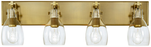 Tiberia Four Light Bath Bar in Soft Brass (7|2274-695)