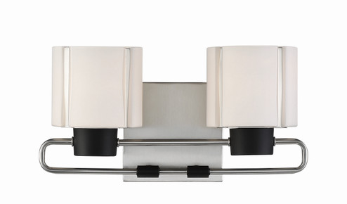 Waverly Plaza Bath Two Light Bath in Brushed Nickel and Coal (7|2462-691)