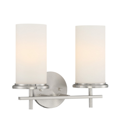 Haisley Two Light Bath Bar in Brushed Nickel (7|4092-84)