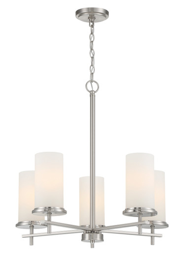 Haisley Five Light Chandelier in Brushed Nickel (7|4095-84)