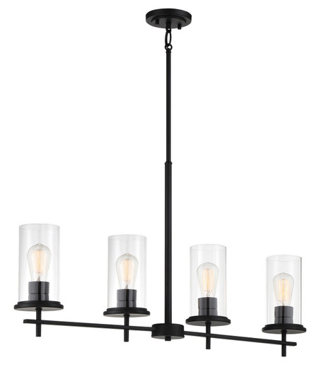 Haisley Four Light Island Pendant in Coal (7|4097-66A)