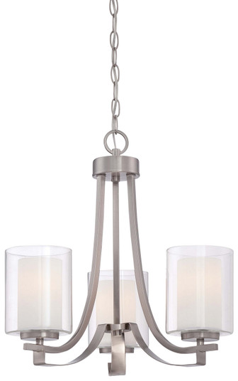 Parsons Studio Three Light Chandelier in Brushed Nickel (7|4103-84)